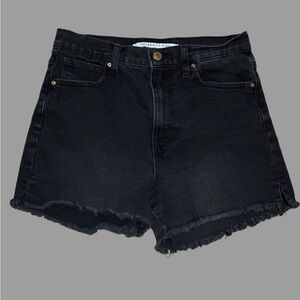 Celebrity Pink Black Denim Shorts Size 7